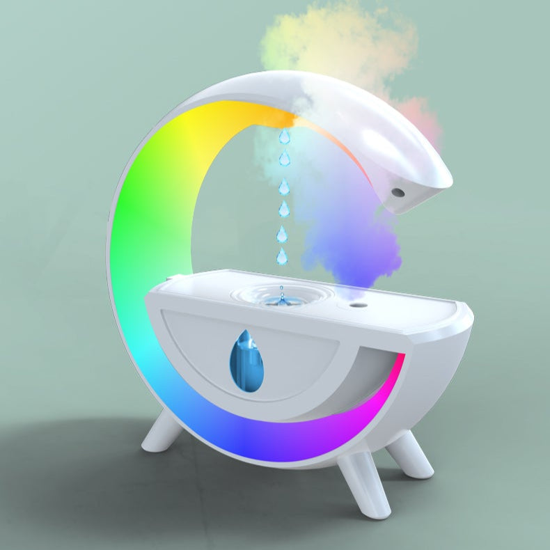 Anti-Gravity Water Drop Humidifier with RGB LED Night Light