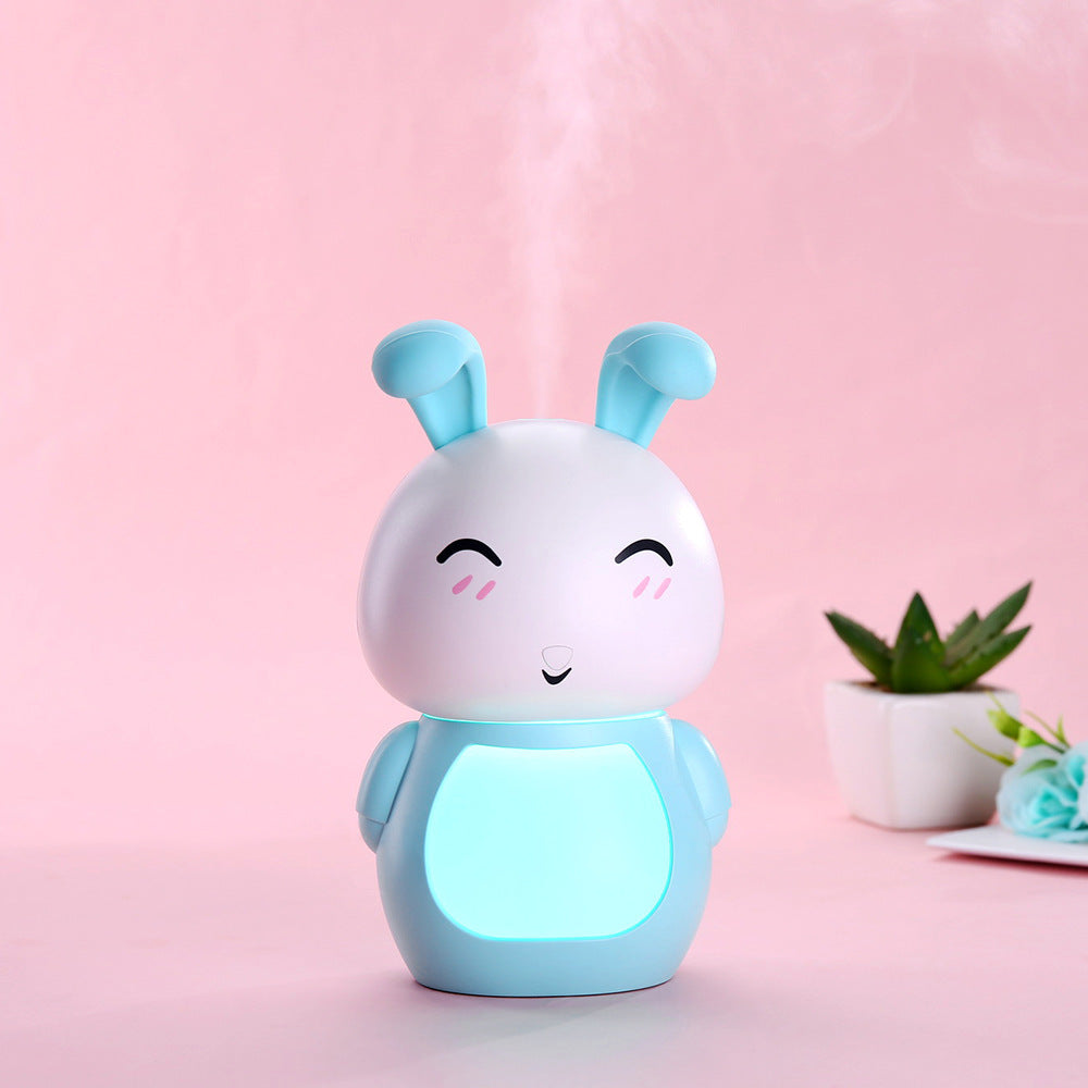 Mini Rabbit Ultrasonic Humidifier – Silent USB Mist Maker