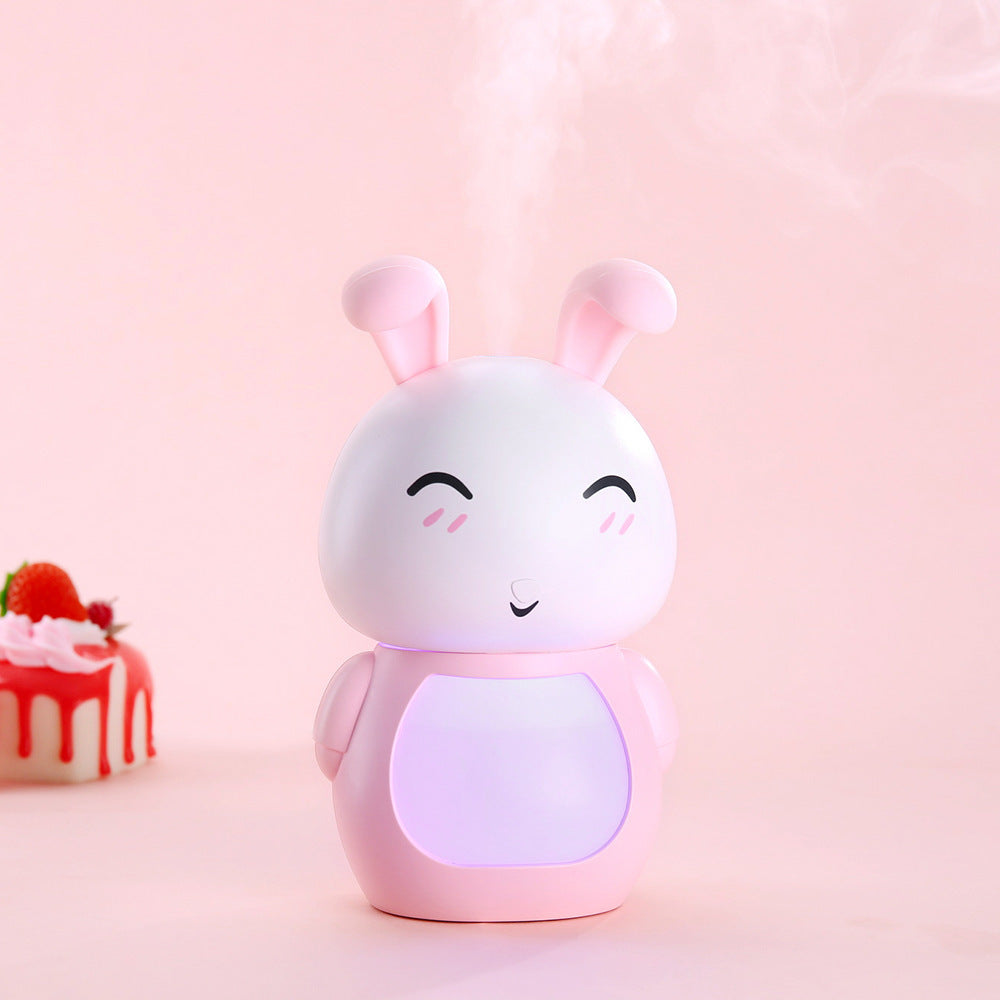 Mini Rabbit Ultrasonic Humidifier – Silent USB Mist Maker