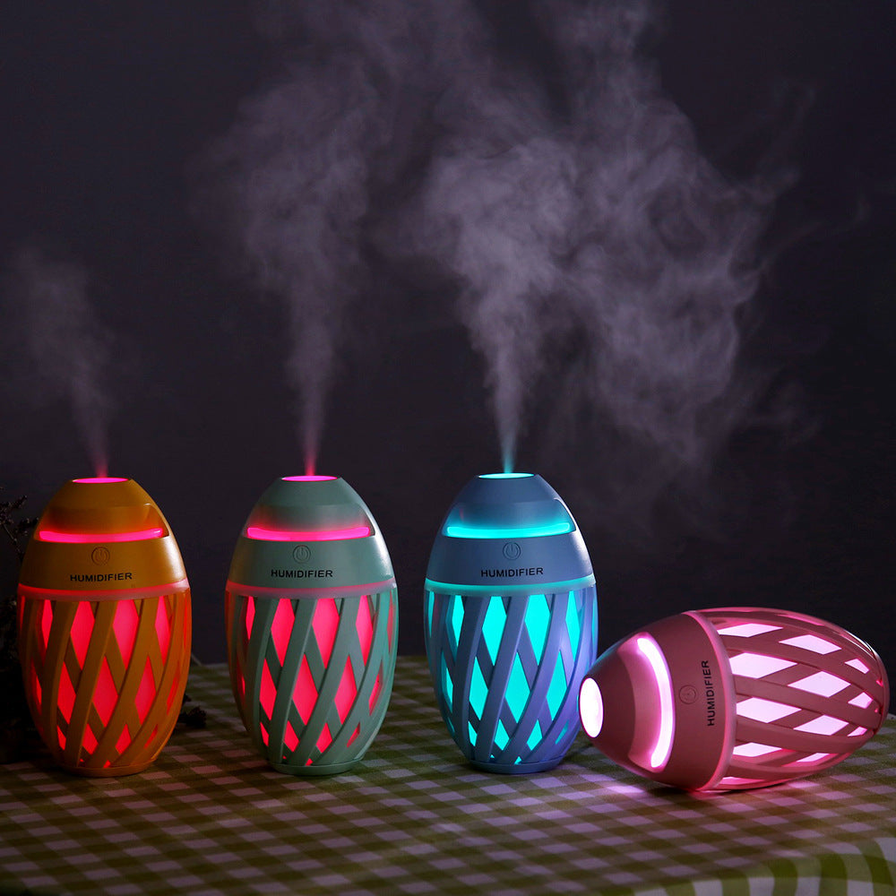Portable 300ml USB Mini Humidifier with LED Light & Essential Oil Diffuser