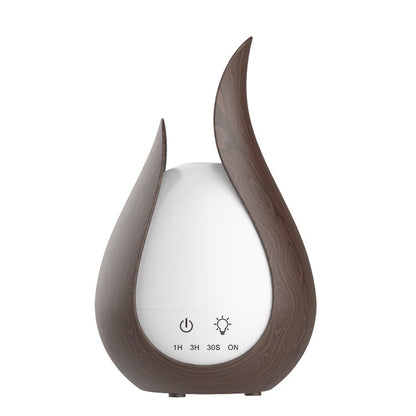 Wood Grain Aroma Diffuser & Portable Humidifier with Essential Oil Mist