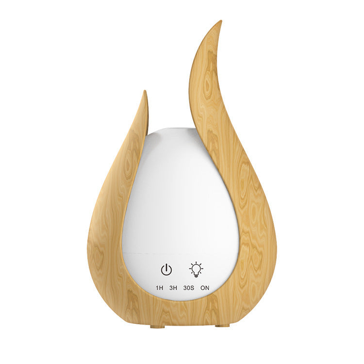Wood Grain Aroma Diffuser & Portable Humidifier with Essential Oil Mist
