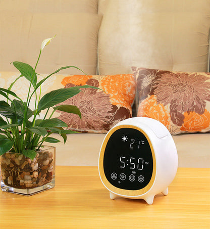 Smart Alarm Clock with Aroma Diffuser and Humidifier – Perfect for Home and Office