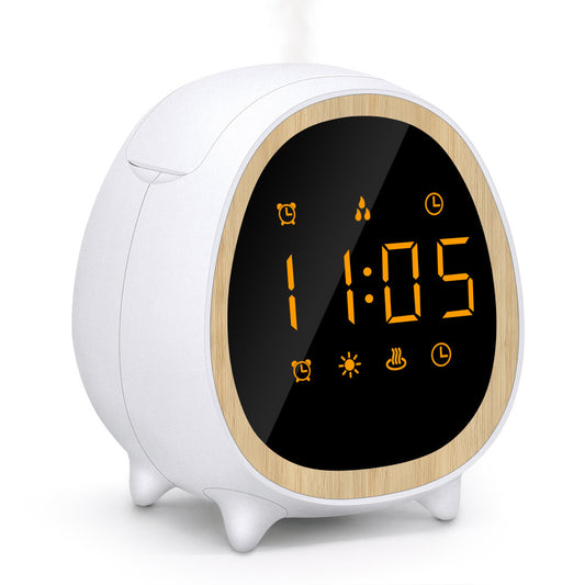 Smart Alarm Clock with Aroma Diffuser and Humidifier – Perfect for Home and Office