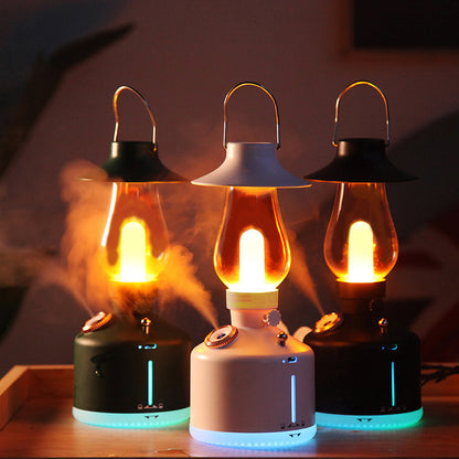 Portable Camping Humidifier & Light – Compact, Rechargeable, Stylish for Trips