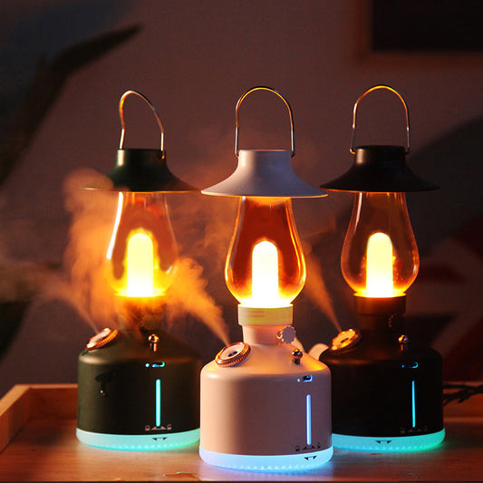 Portable Camping Humidifier & Light – Compact, Rechargeable, Stylish for Trips