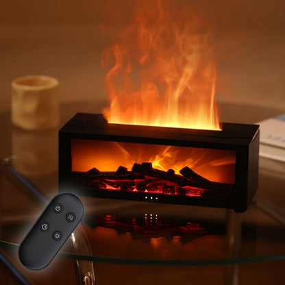 USB Fireplace Diffuser – Aromatherapy Humidifier with Colorful Flame