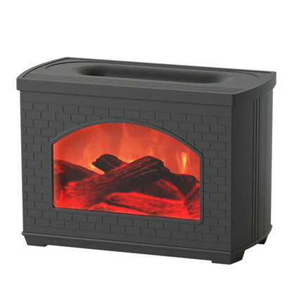 Fireplace Aroma Diffuser – Ultrasonic Humidifier with Flame Effect and Air Purification