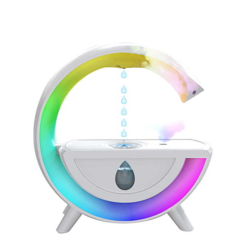 Anti-Gravity Water Drop Humidifier with RGB LED Night Light